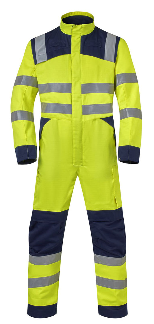 Havep Multi Protector Overall 20432 vlamwerend antistatisch HiVis fluo geel-marine(AOV)