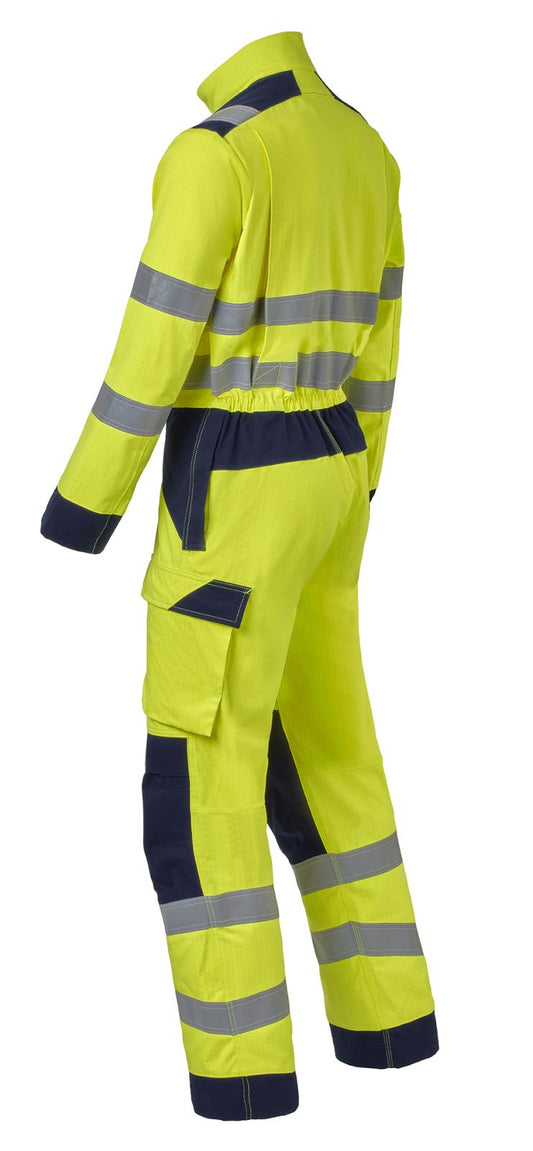 Havep Multi Protector +  inherent FR Overall 20435 vlamwerend antistatisch HiVis fluo geel-marine(AOV)