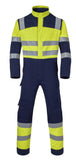 Havep Multi Protector + Inherent FR Overall 20437 vlamwerend antistatisch HiVis marineblauw-fluo geel(AAA)