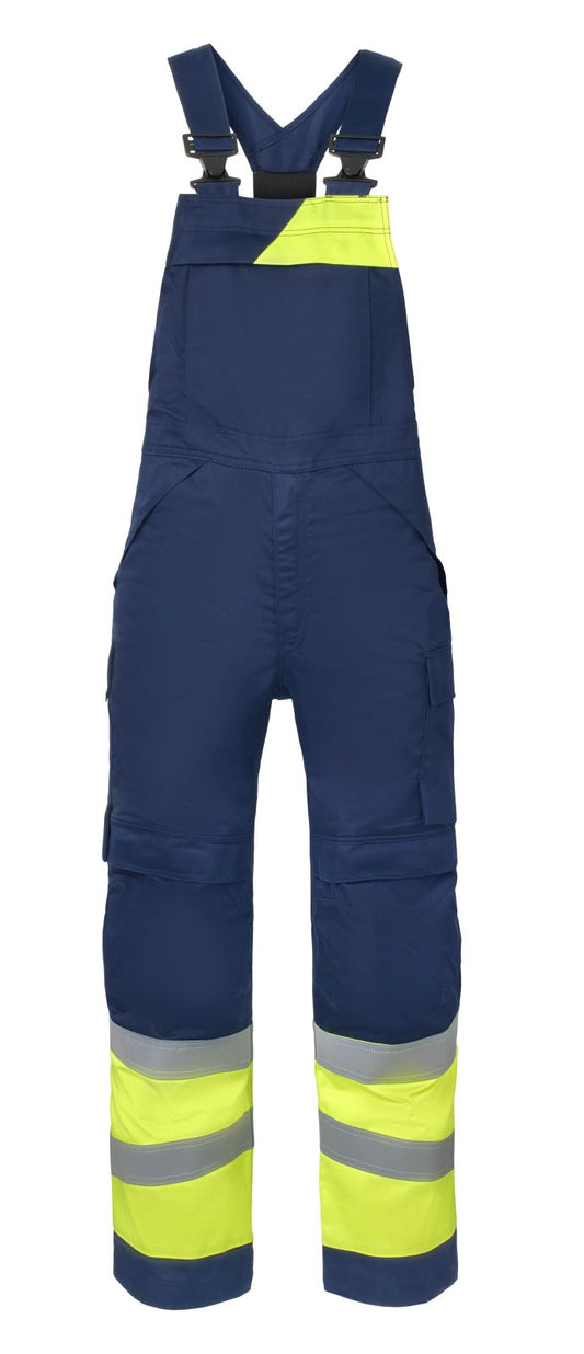 Havep Multi Protector + FR treated Amerikaanse overall 20439 vlamwerend antistatisch HiVis marineblauw-fluo geel(AAA)