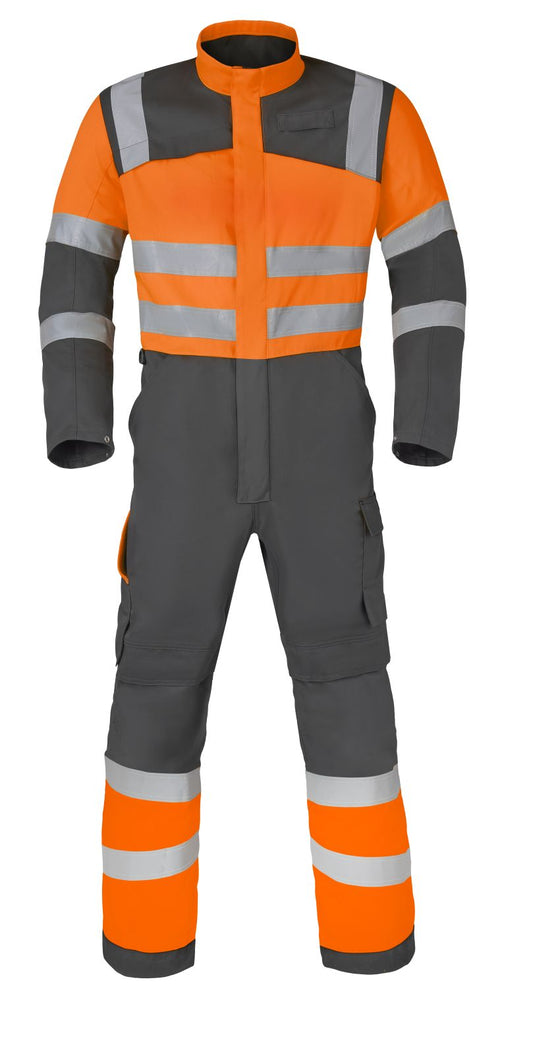 Havep High Visibility Overalls 20444 houtskool-fluo oranje(CKA)