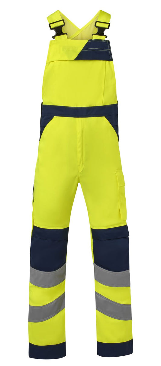 Havep High Visibility + Amerikaanse overall 20447 HiVis fluo geel-marine(AOV)