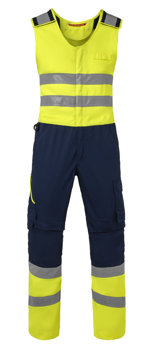 Havep High Visibility + Bodybroek 20453 HiVis marineblauw-fluo geel(AAA)