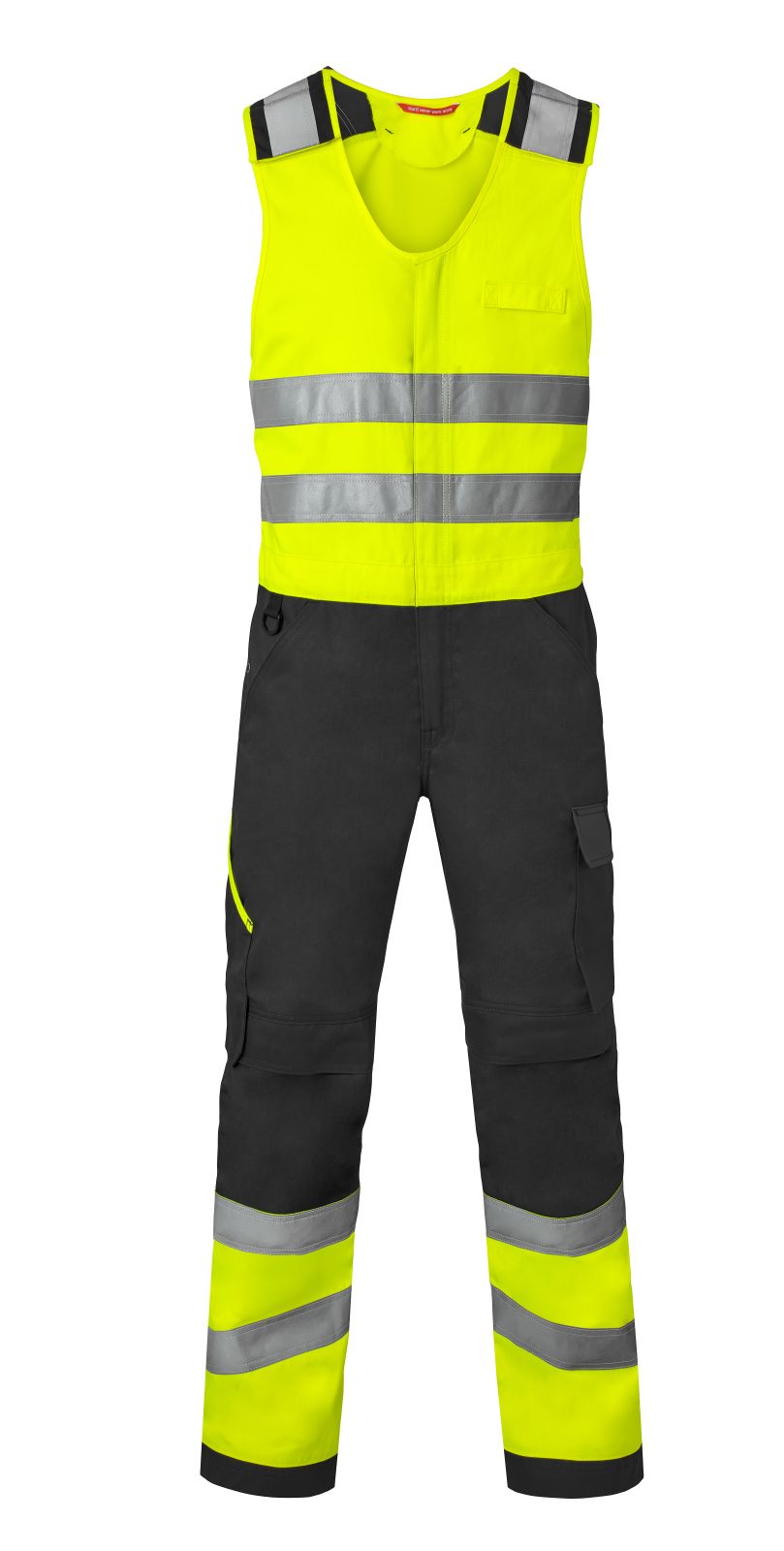 Havep High Visibility Bodybroeken 20453 houtskool-fluo geel(CKB)