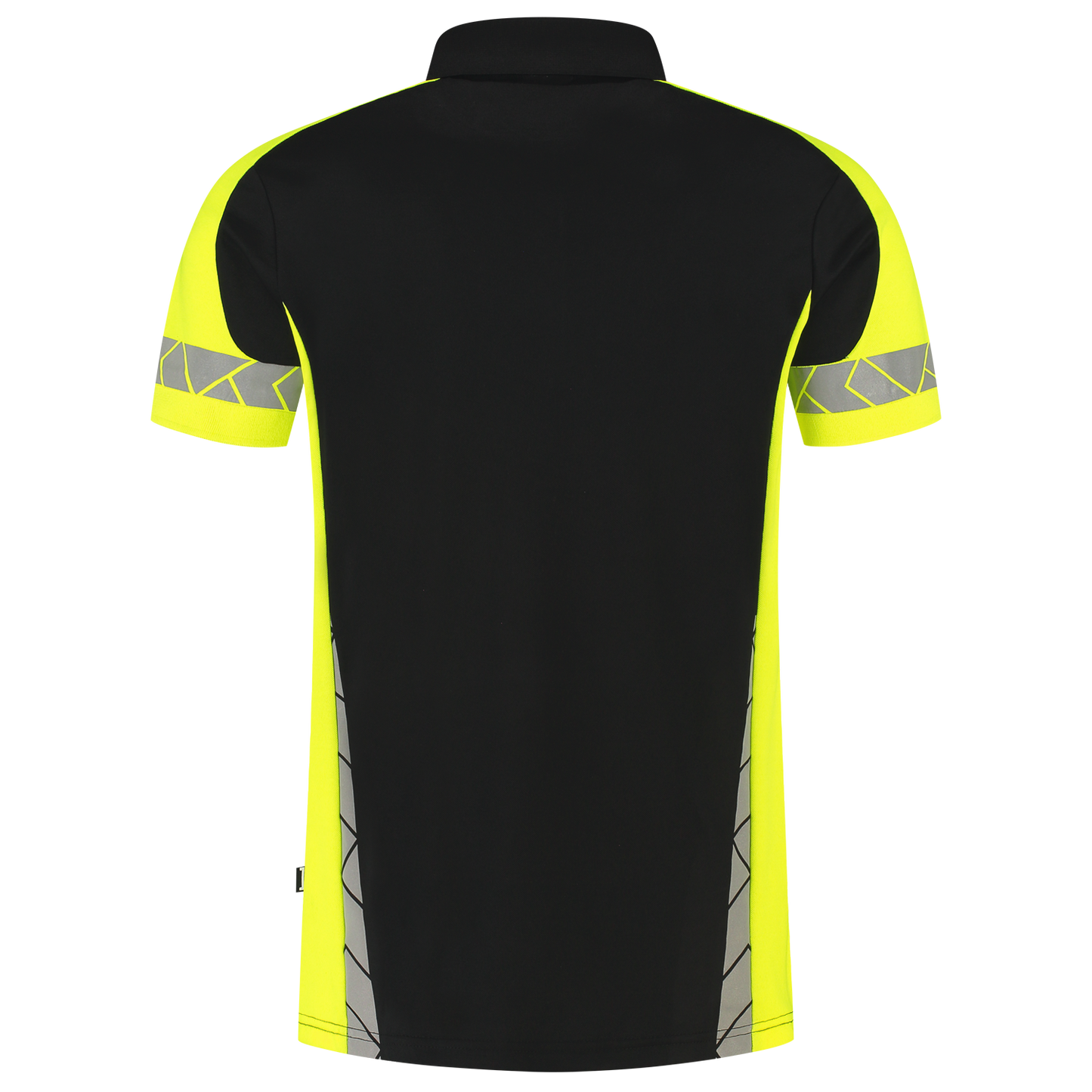 Tricorp Workwear Reflective Redefined Poloshirts 206104 zwart-fluo geel(blackfluoryellow)