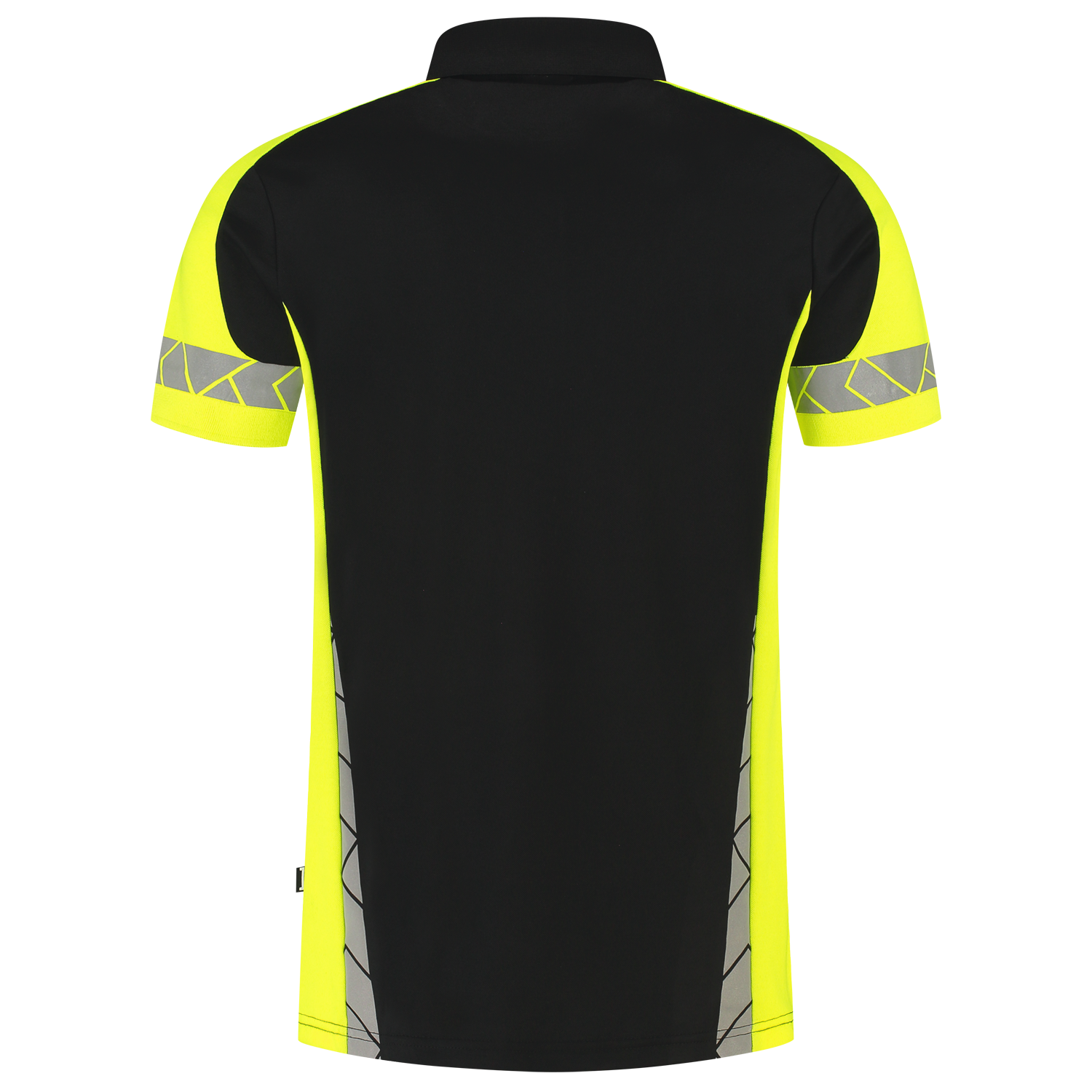 Tricorp Workwear Reflective Redefined Poloshirts 206104 zwart-fluo geel(blackfluoryellow)