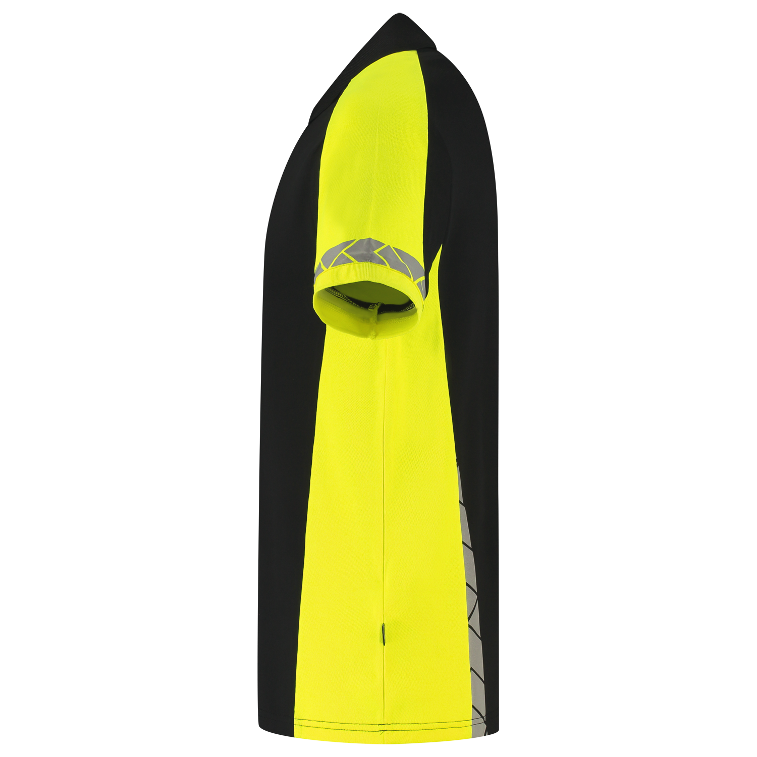 Tricorp Workwear Reflective Redefined Poloshirts 206104 zwart-fluo geel(blackfluoryellow)