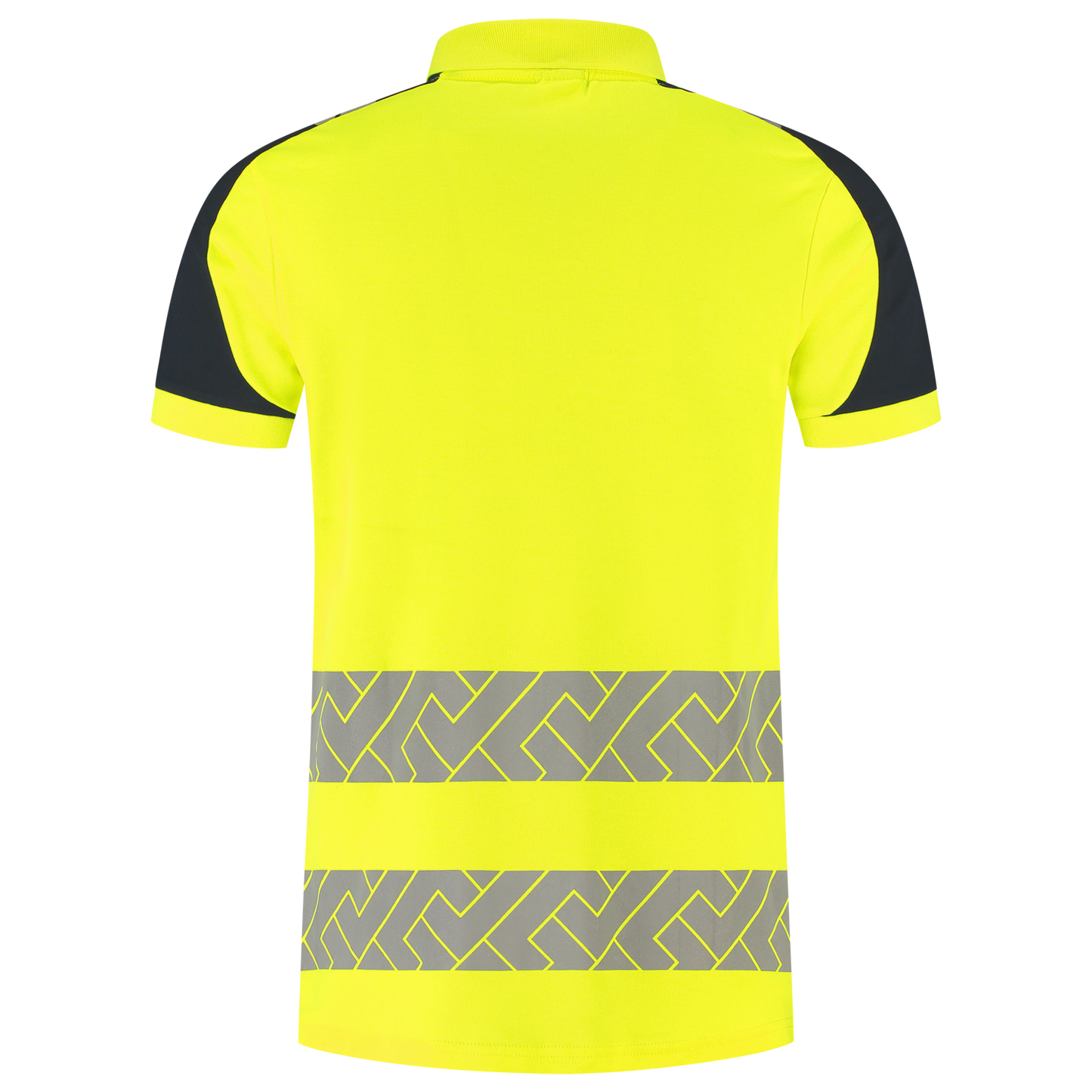 Tricorp Workwear High Vis Redefined Poloshirts 206103 fluo geel-inktblauw(fluoryellowink)