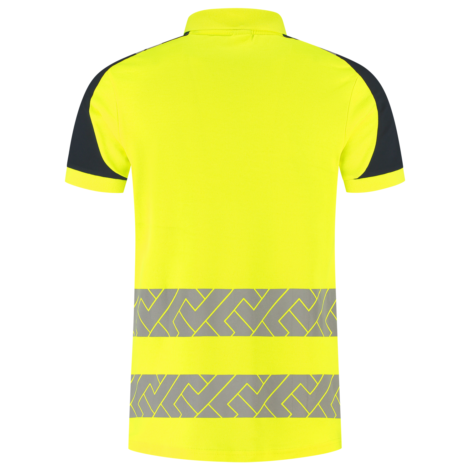 Tricorp Workwear High Vis Redefined Poloshirts 206103 fluo geel-inktblauw(fluoryellowink)