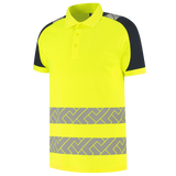 Tricorp Workwear High Vis Redefined Poloshirts 206109 Industrieel Wasbaar HiVis fluo geel-inktblauw(fluoryellowink)
