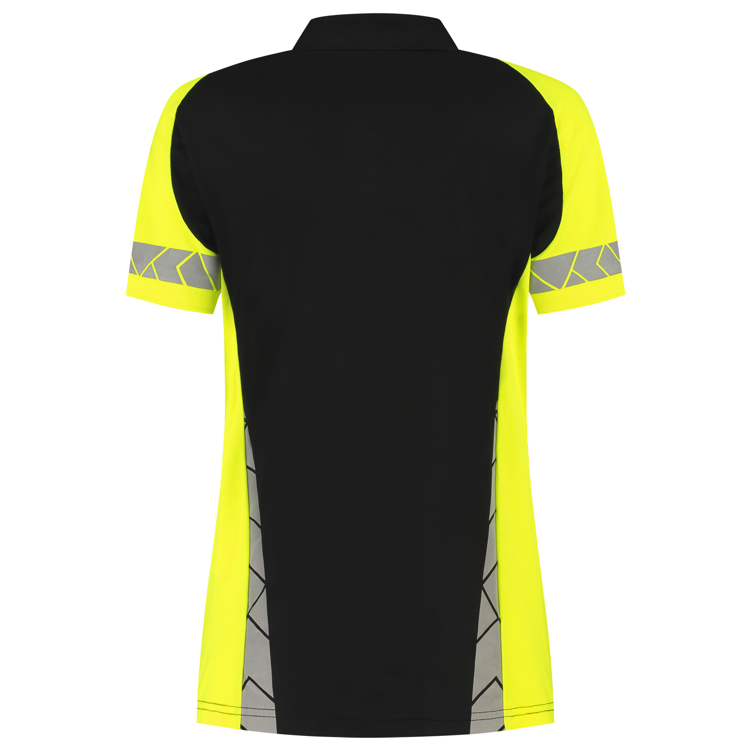 Tricorp Workwear Reflective Redefined Poloshirts 206110 Dames HiVis zwart-fluo geel(blackfluoryellow)