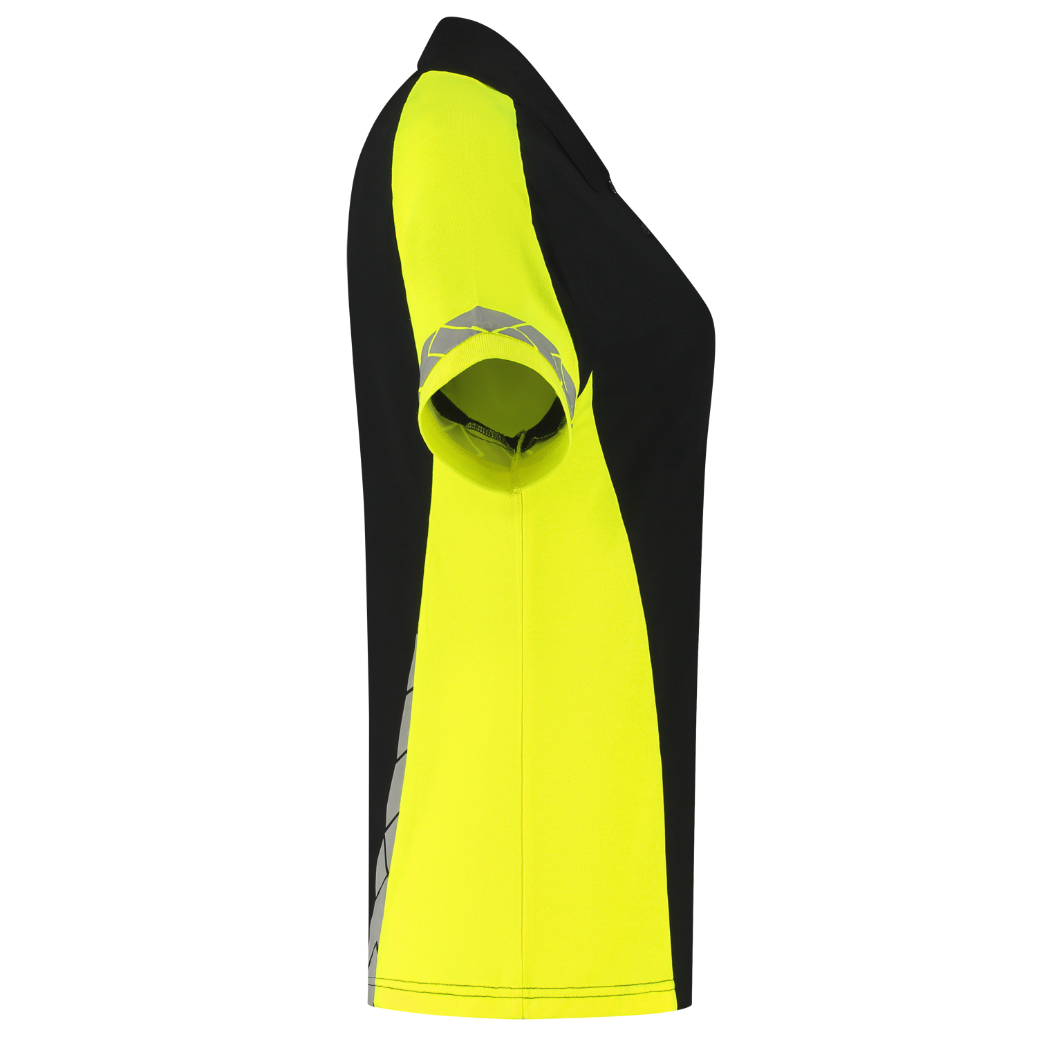 Tricorp Workwear Reflective Redefined Poloshirts 206110 Dames HiVis zwart-fluo geel(blackfluoryellow)