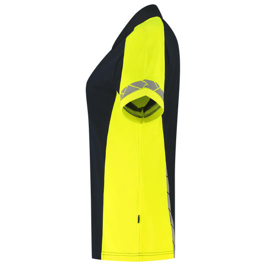 Tricorp Workwear Reflective Redefined Poloshirts 206110 Dames HiVis inktblauw-fluo geel(inkfluoryellow)