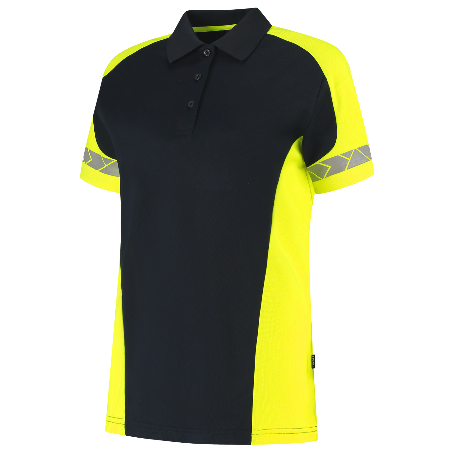 Tricorp Workwear Reflective Redefined Poloshirts 206110 Dames HiVis inktblauw-fluo geel(inkfluoryellow)