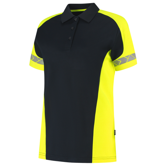 Tricorp Workwear Reflective Redefined Poloshirts 206110 Dames HiVis inktblauw-fluo geel(inkfluoryellow)