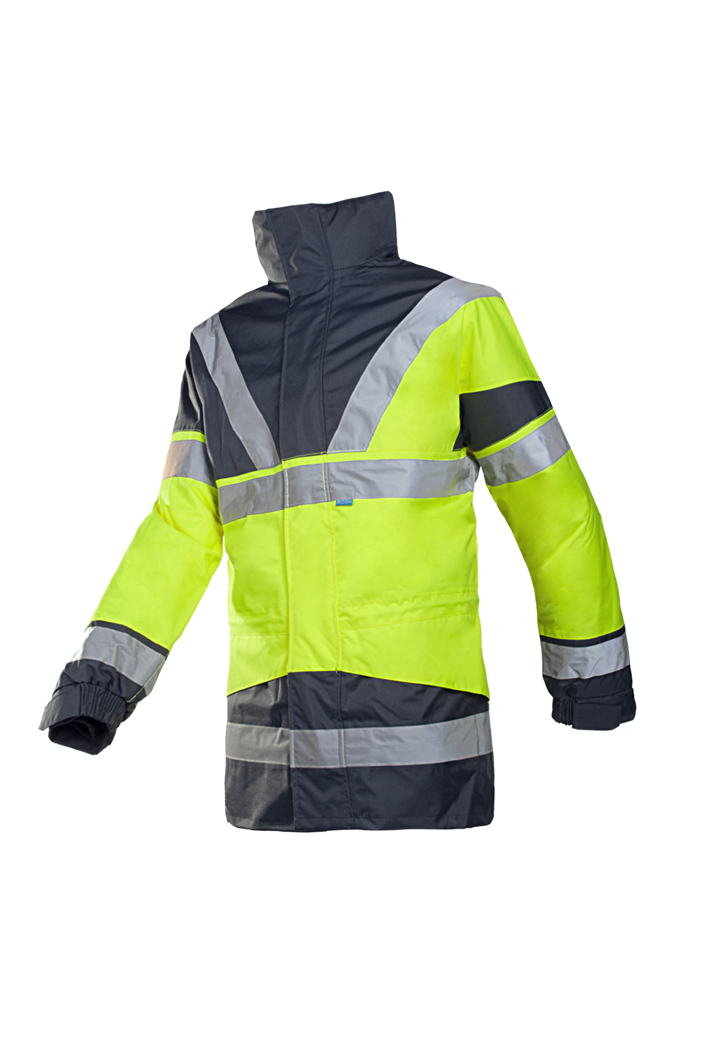 Sioen Jassen Skollfield HiVis fluo geel-marineblauw
