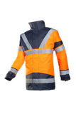 Sioen Jassen Skollfield HiVis fluo oranje-marineblauw