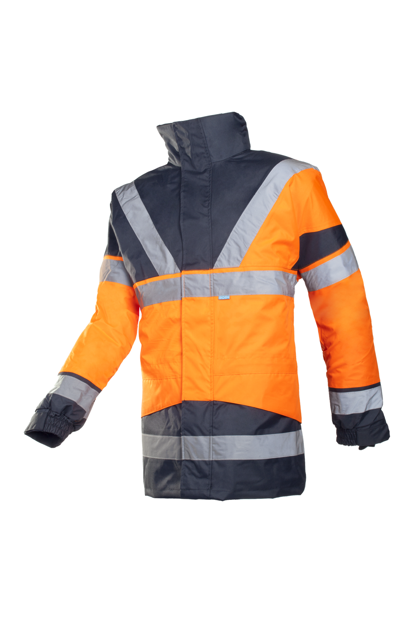 Sioen Jassen Skollfield HiVis fluo oranje-marineblauw