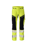 Mascot Accelerate Multisafe Broek 21079-284 kniezakken Ultimate Stretch vrouwen vlamvertragend antistatisch HiVis fluo geel-donker marineblauw(17010)