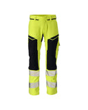 Mascot Accelerate Multisafe Broek 21079-284 kniezakken Ultimate Stretch vrouwen vlamvertragend antistatisch HiVis fluo geel-donker marineblauw(17010)