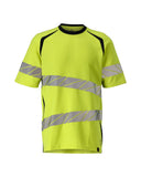 Mascot Accelerate Multisafe T-shirt 21382-327 vlamwerend antistatisch HiVis fluo geel-donker marineblauw(17010)