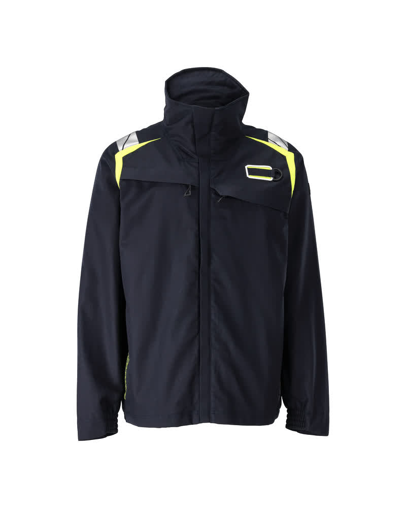 Mascot Accelerate Multisafe Jas 21509-281 vlamvertragend antistatisch stretch HiVis donker marineblauw-fluo geel(01017)