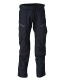 Mascot Accelerate Multisafe Broek 21579-281 kniezakken stretch vlamvertragend antistatisch HiVis donker marineblauw-fluo geel(01017)