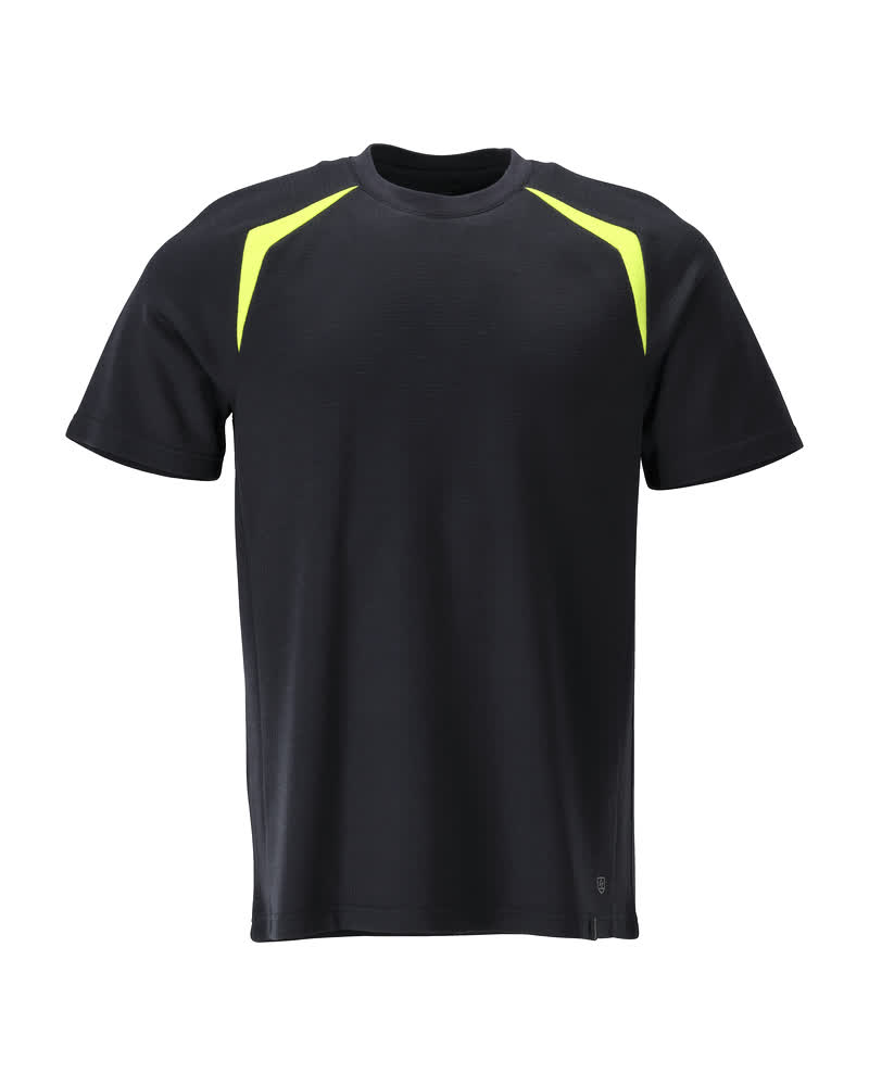 Mascot Accelerate Multisafe T-shirt 21582-327 vlamwerend antistatisch donker marineblauw-fluo geel(01017)