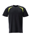 Mascot Accelerate Multisafe T-shirt 21582-327 vlamwerend antistatisch donker marineblauw-fluo geel(01017)