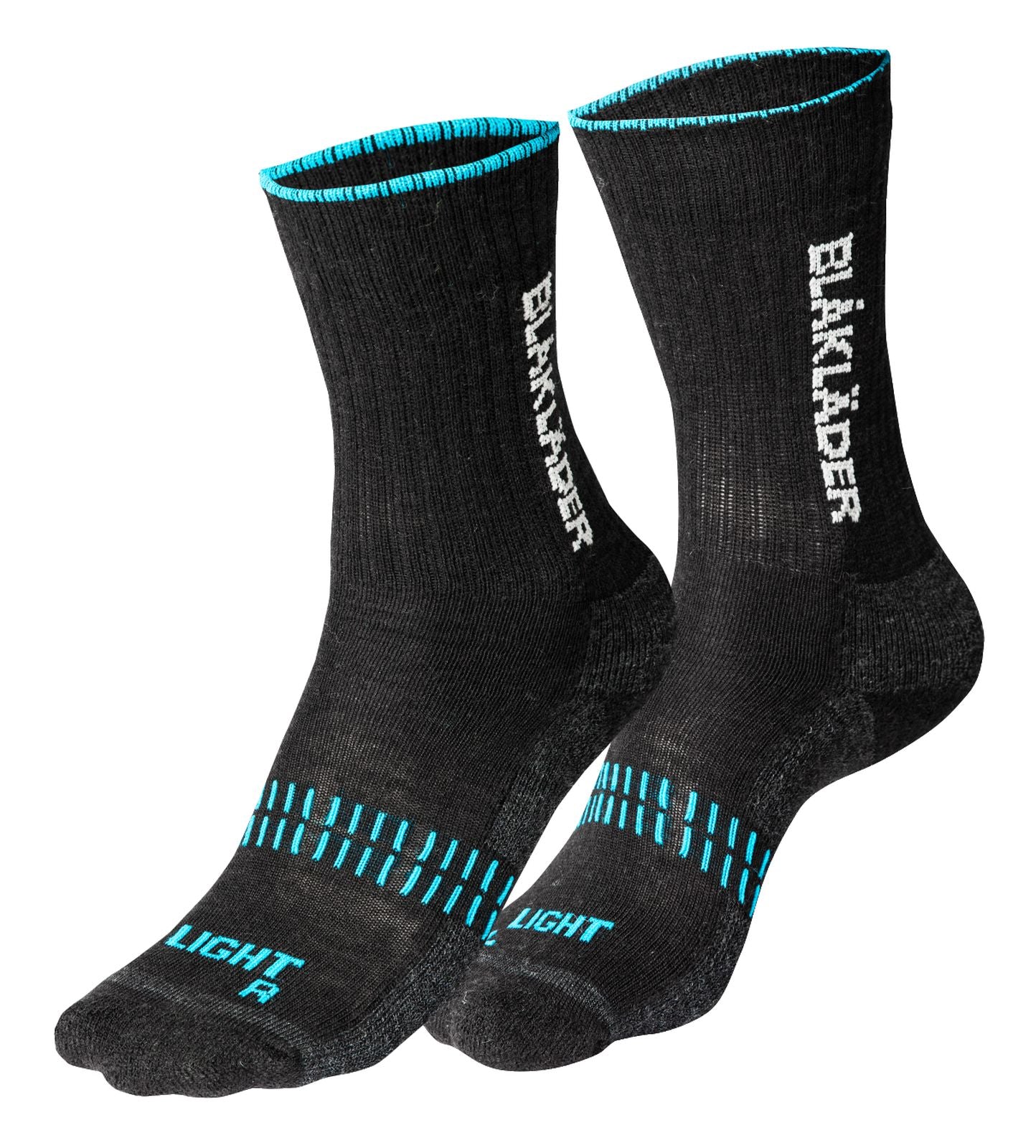 Blaklader Sokken 21911094 zwart-neonblauw(9968)