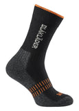 Blaklader Sokken 21921095 zwart-neonoranje(9966)