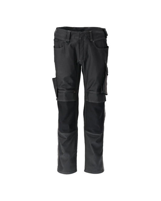 Mascot Unique Broek 21979-459 kniezakken zwart-donker antracietgrijs(0918)