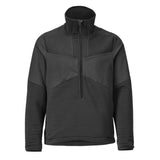 Mascot Customized Fleecetrui 22005-681 korte rits en voering zwart(09)