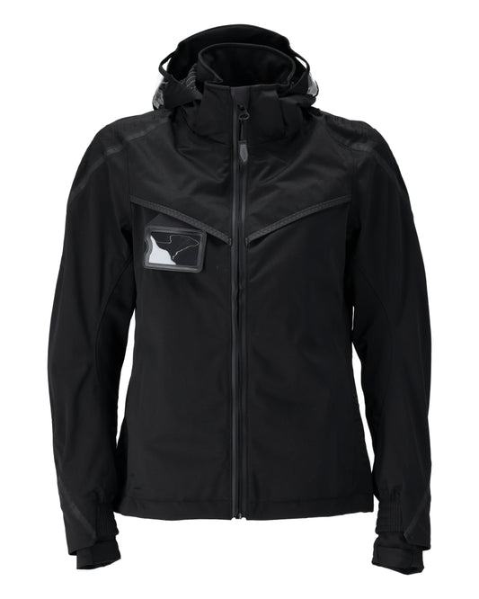 Mascot Customized Shell jas 22011-657 Ultimate Stretch winddicht waterdicht lichtgewicht ademend dames zwart(09)