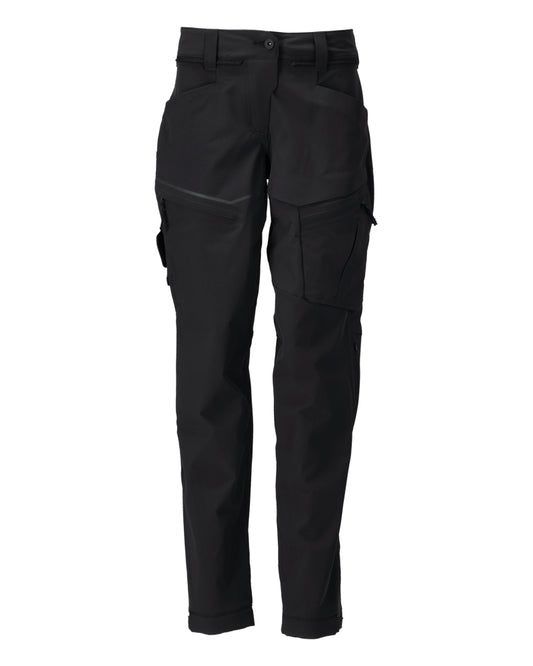 Mascot Customized broek 22058-605 Functioneel Ultimate Stretch waterafstotend lichtgewicht Dames pasvorm Diamond zwart(09)