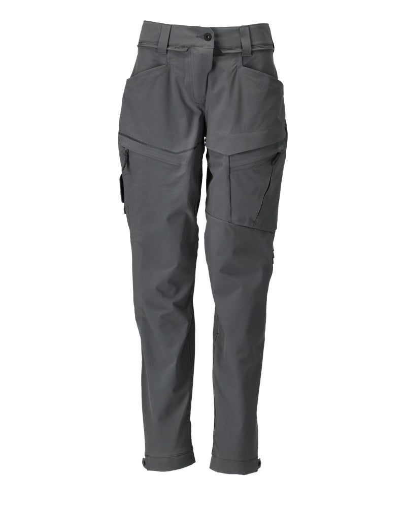 Mascot Customized broek 22058-605 Functioneel Ultimate Stretch waterafstotend lichtgewicht Dames pasvorm Diamond steengrijs(89)