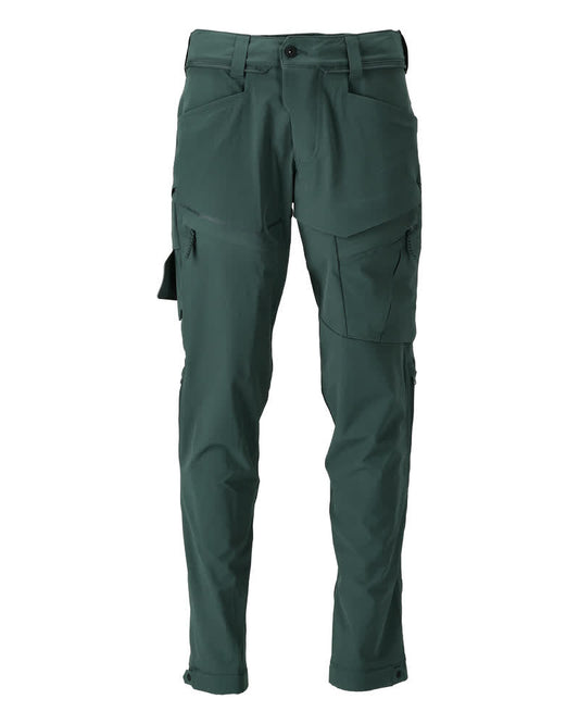 Mascot Customized Broek 22059-605 Functioneel Ultimate Stretch Waterafstotend Lichtgewicht bosgroen(34)