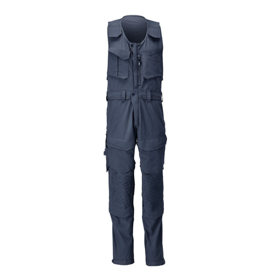 Mascot Customized Bodybroek 22069-311 kniezakken Ultimate Stretch waterafstotend lichtgewicht donker marineblauw(010)