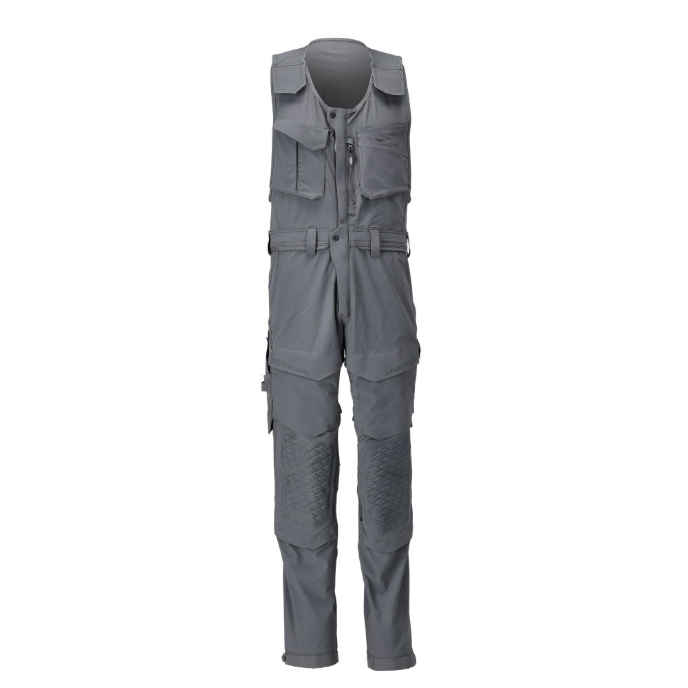 Mascot Customized Bodybroek 22069-311 kniezakken Ultimate Stretch waterafstotend lichtgewicht steengrijs(89)