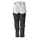 Mascot Customized Broek 22078-605 kniezakken Ultimate Stretch waterafstotend lichtgewicht waterafstotend dames pasvorm Diamond wit-steengrijs(0689)