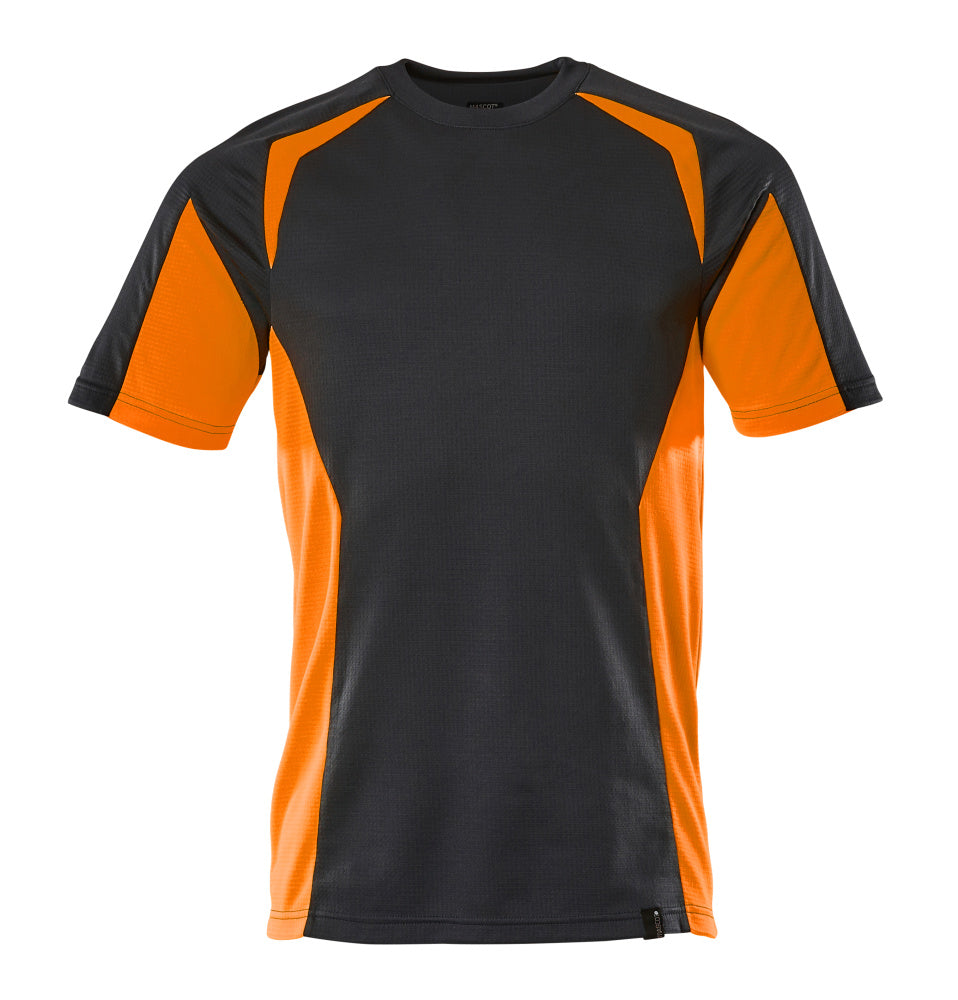 Mascot Accelerate Safe T-shirt 22082-771 donker marineblauw-fluu oranje(01014)