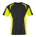 Mascot Accelerate Safe T-shirt 22082-771 zwart-fluo geel(0917)