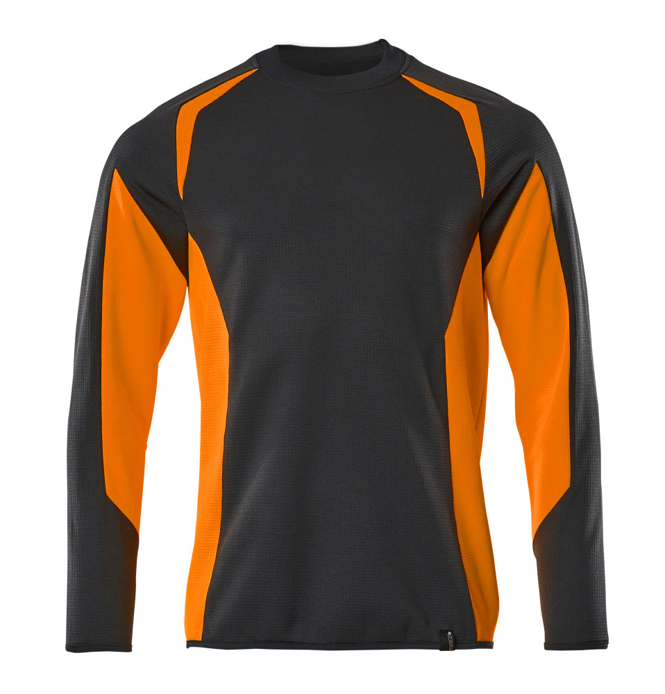 Mascot Accelerate Safe Sweatshirt 22084-781 donker marineblauw-fluu oranje(01014)