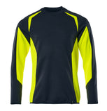 Mascot Accelerate Safe Sweatshirt 22084-781 donker marineblauw-fluo geel(01017)