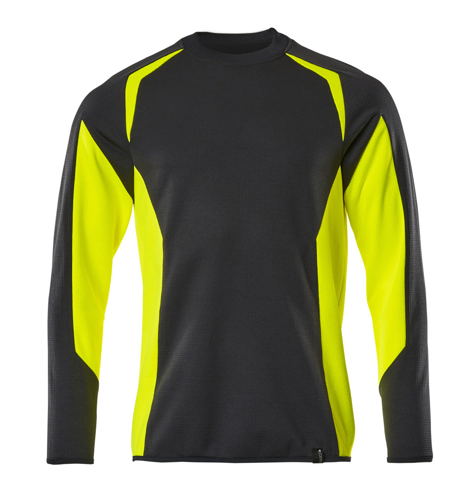 Mascot Accelerate Safe Sweatshirt 22084-781 zwart-fluo geel(0917)
