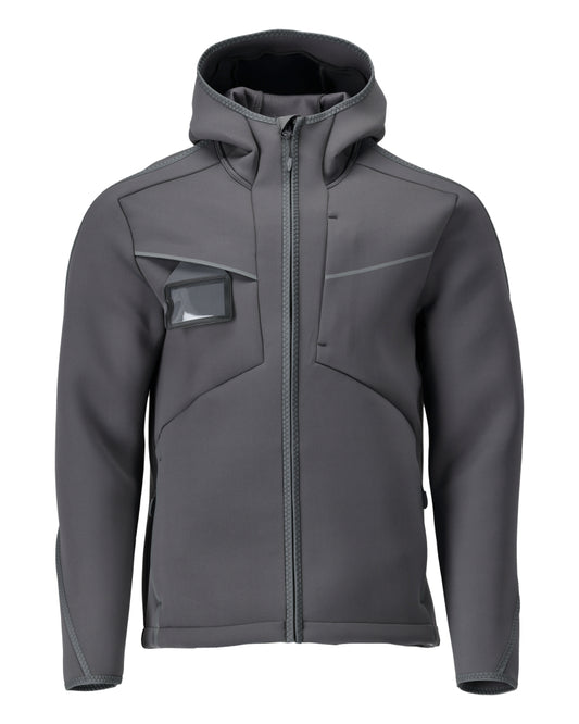 Mascot Customized Softshell jas met capuchon 22086-662 steengrijs(89)