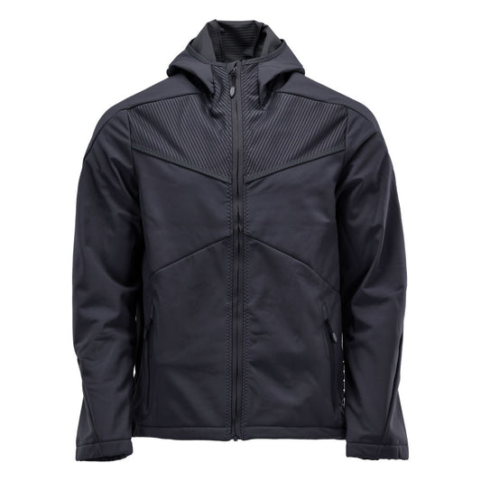 Mascot Customized Softshell jas met capuchon 22102-649 donker marineblauw(010)