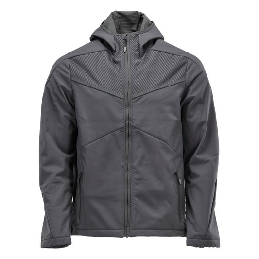 Mascot Customized Softshell jas met capuchon 22102-649 steengrijs(89)