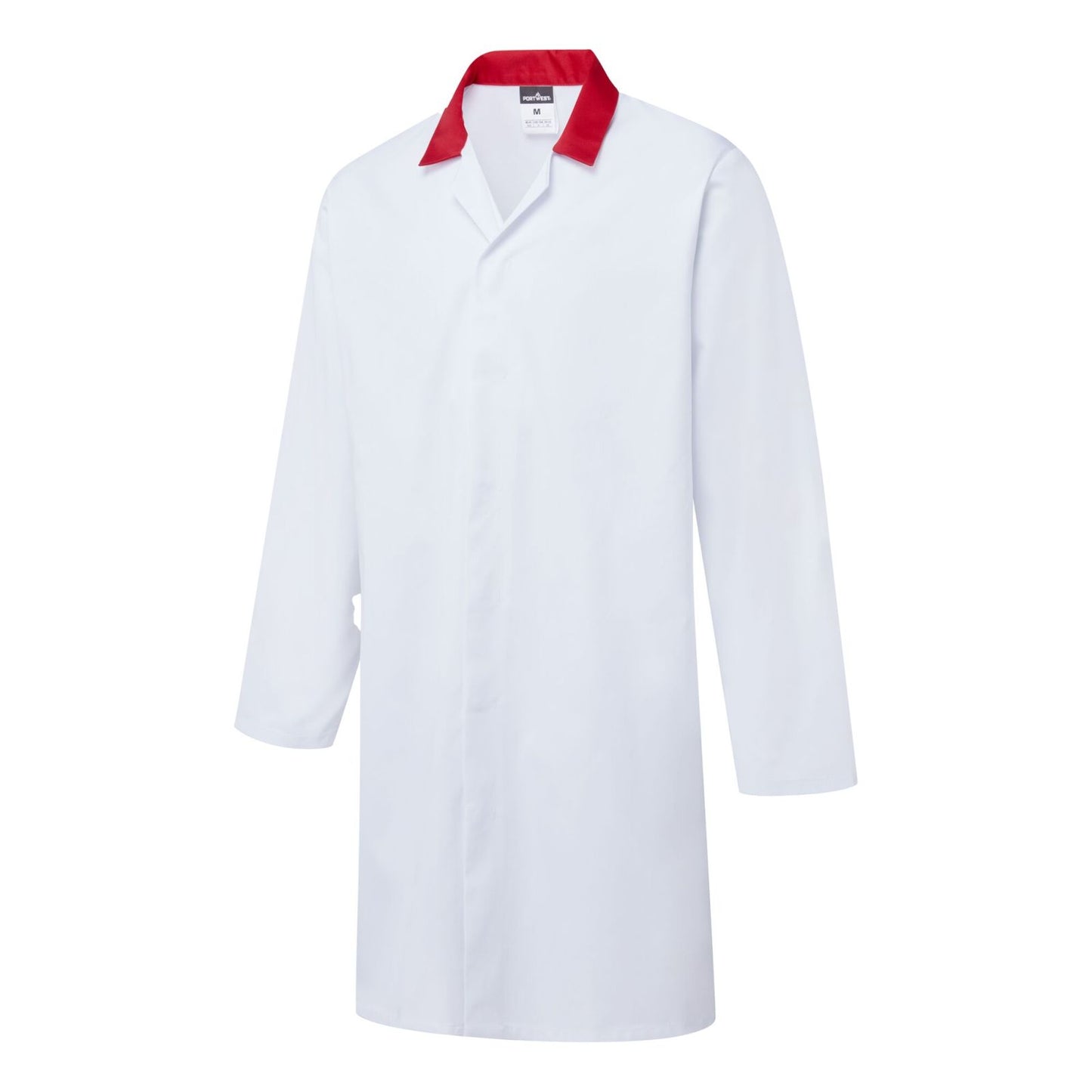 Portwest Voedingsmiddelen industrie Labjas 2210 zakloos voedingsindustrie wit-koningsblauw(WR)