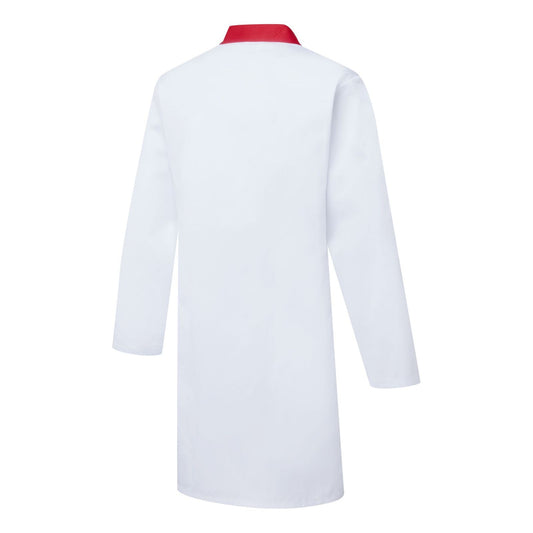 Portwest Voedingsmiddelen industrie Labjas 2210 zakloos voedingsindustrie wit-koningsblauw(WR)